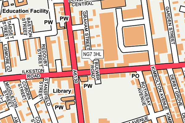 NG7 3HL map - OS OpenMap – Local (Ordnance Survey)