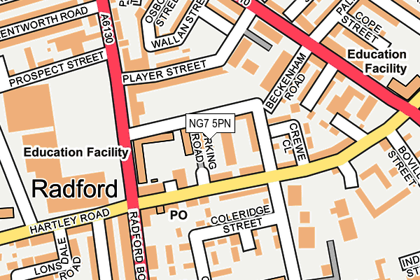 Map of THE PRO MECHANIC LTD at local scale