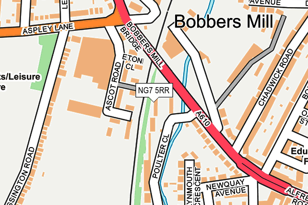 NG7 5RR map - OS OpenMap – Local (Ordnance Survey)