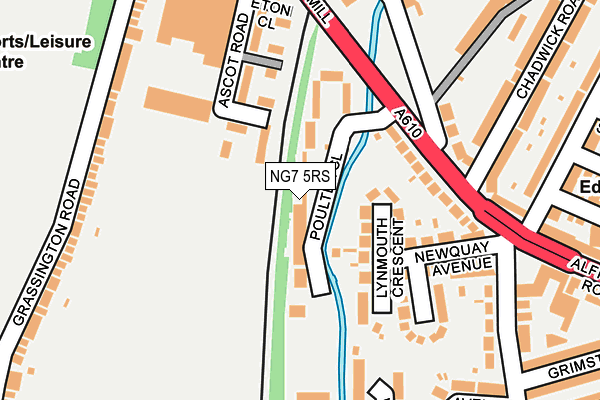 NG7 5RS map - OS OpenMap – Local (Ordnance Survey)