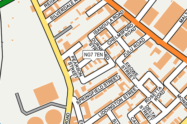 NG7 7EN map - OS OpenMap – Local (Ordnance Survey)