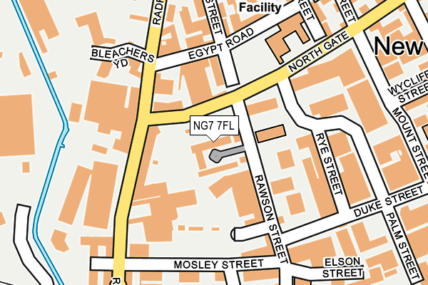 NG7 7FL map - OS OpenMap – Local (Ordnance Survey)
