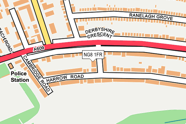 NG8 1FR map - OS OpenMap – Local (Ordnance Survey)