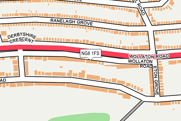 NG8 1FS map - OS OpenMap – Local (Ordnance Survey)