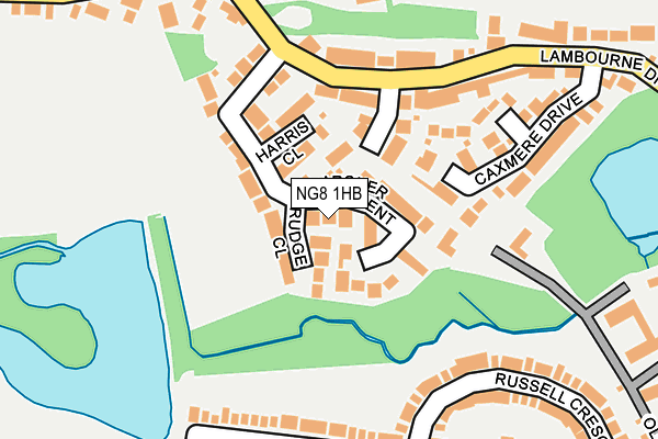 NG8 1HB map - OS OpenMap – Local (Ordnance Survey)