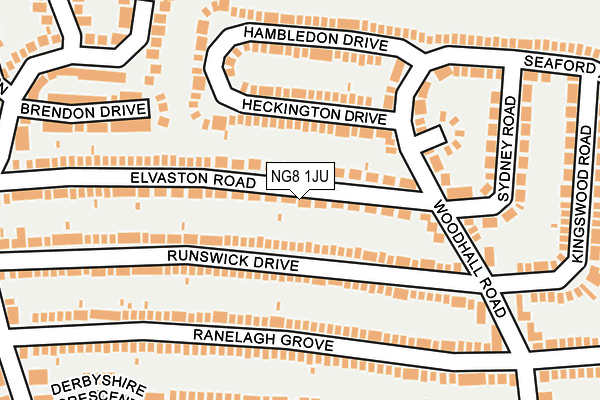 NG8 1JU map - OS OpenMap – Local (Ordnance Survey)