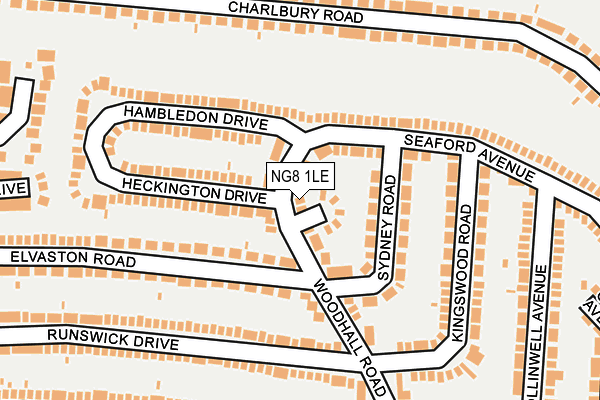 NG8 1LE map - OS OpenMap – Local (Ordnance Survey)