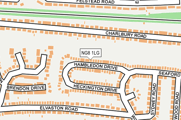 NG8 1LG map - OS OpenMap – Local (Ordnance Survey)