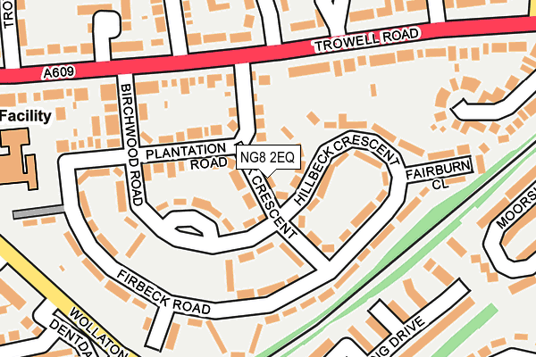 NG8 2EQ map - OS OpenMap – Local (Ordnance Survey)