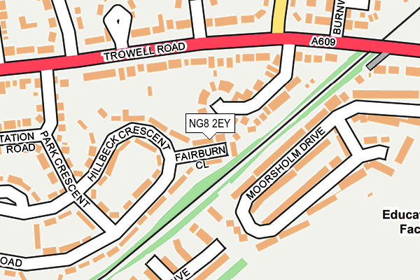 NG8 2EY map - OS OpenMap – Local (Ordnance Survey)