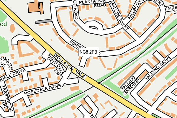 NG8 2FB map - OS OpenMap – Local (Ordnance Survey)