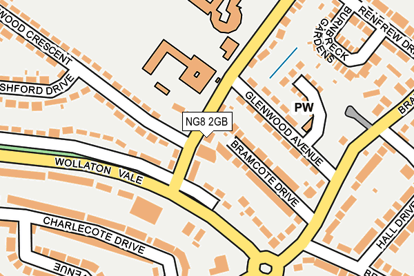 NG8 2GB map - OS OpenMap – Local (Ordnance Survey)