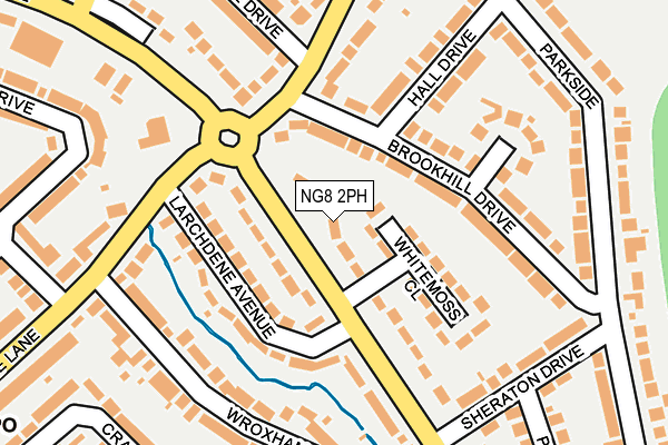 NG8 2PH map - OS OpenMap – Local (Ordnance Survey)
