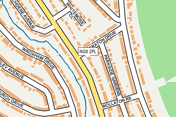 NG8 2PL map - OS OpenMap – Local (Ordnance Survey)