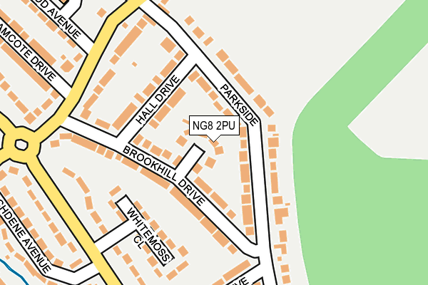 NG8 2PU map - OS OpenMap – Local (Ordnance Survey)