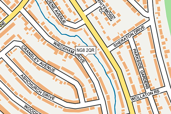 NG8 2QR map - OS OpenMap – Local (Ordnance Survey)