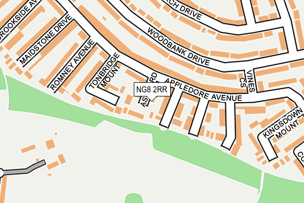 NG8 2RR map - OS OpenMap – Local (Ordnance Survey)