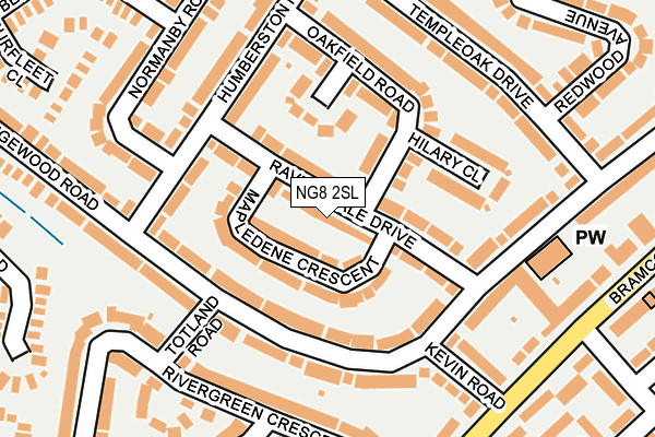 NG8 2SL map - OS OpenMap – Local (Ordnance Survey)