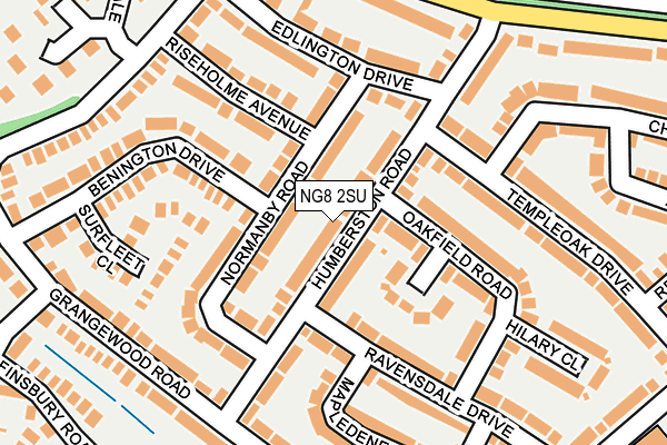 NG8 2SU map - OS OpenMap – Local (Ordnance Survey)