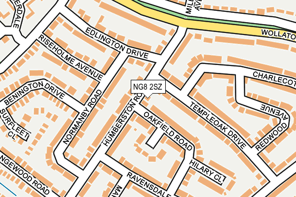 NG8 2SZ map - OS OpenMap – Local (Ordnance Survey)