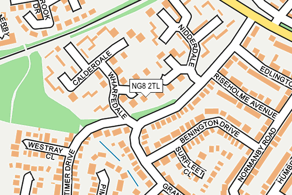 NG8 2TL map - OS OpenMap – Local (Ordnance Survey)