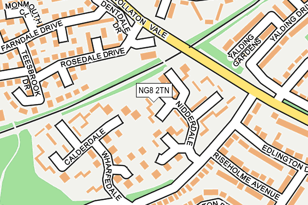 NG8 2TN map - OS OpenMap – Local (Ordnance Survey)