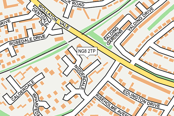 NG8 2TP map - OS OpenMap – Local (Ordnance Survey)