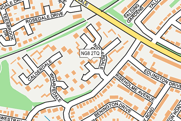 NG8 2TQ map - OS OpenMap – Local (Ordnance Survey)