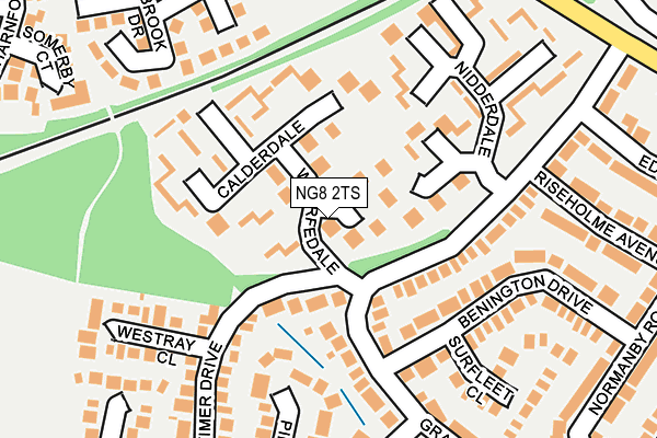 NG8 2TS map - OS OpenMap – Local (Ordnance Survey)