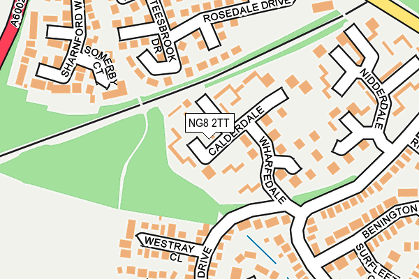 NG8 2TT map - OS OpenMap – Local (Ordnance Survey)