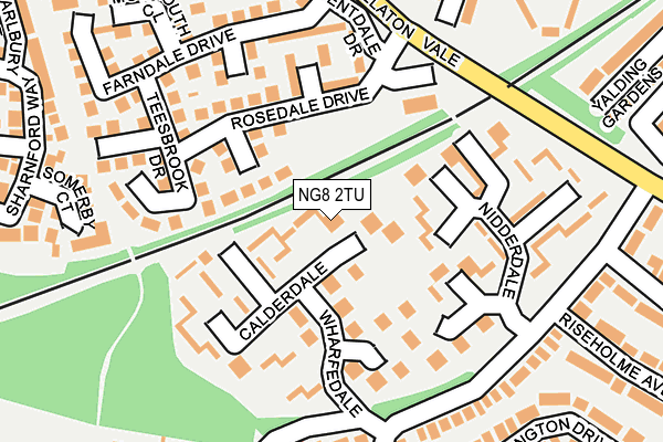 NG8 2TU map - OS OpenMap – Local (Ordnance Survey)