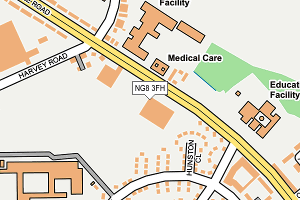 Map of UK NOVA LTD at local scale