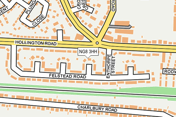 NG8 3HH map - OS OpenMap – Local (Ordnance Survey)