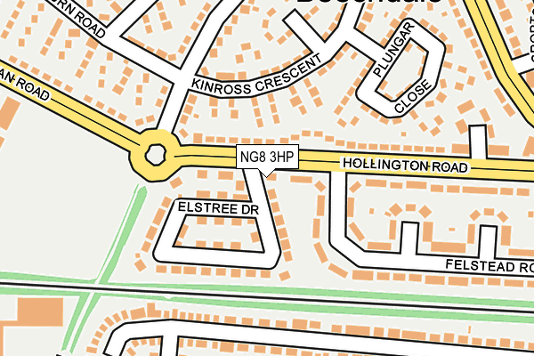 NG8 3HP map - OS OpenMap – Local (Ordnance Survey)