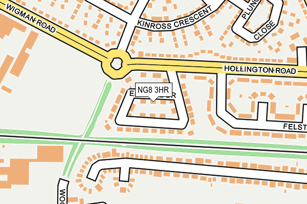 NG8 3HR map - OS OpenMap – Local (Ordnance Survey)