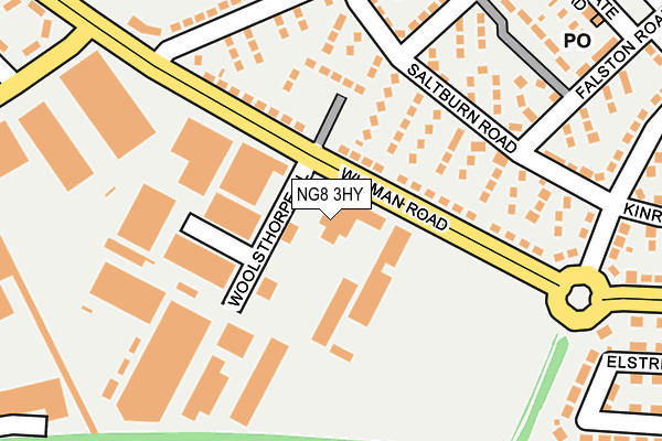 NG8 3HY map - OS OpenMap – Local (Ordnance Survey)