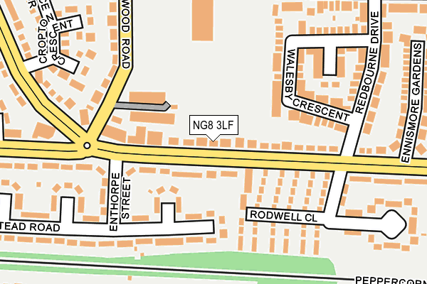 NG8 3LF map - OS OpenMap – Local (Ordnance Survey)