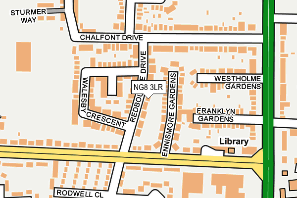 NG8 3LR map - OS OpenMap – Local (Ordnance Survey)
