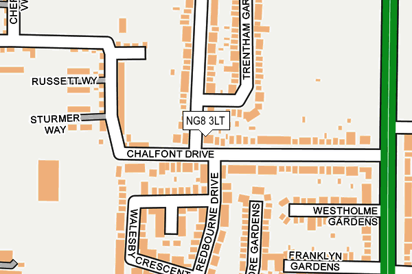 NG8 3LT map - OS OpenMap – Local (Ordnance Survey)