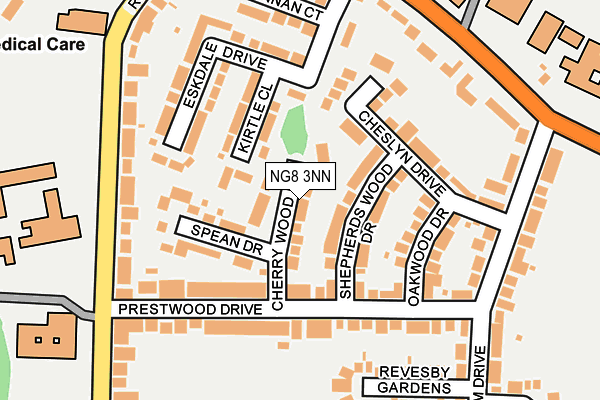 NG8 3NN map - OS OpenMap – Local (Ordnance Survey)