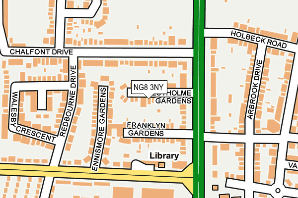 NG8 3NY map - OS OpenMap – Local (Ordnance Survey)