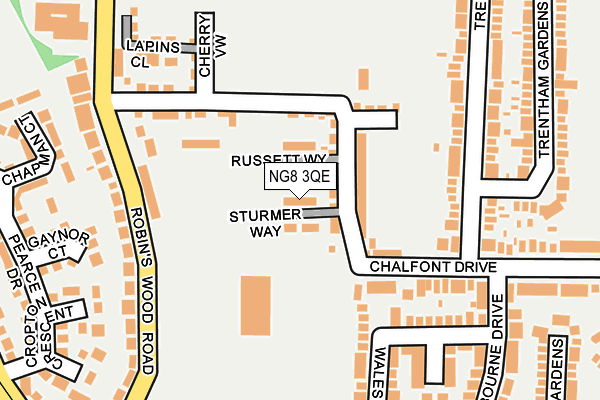 NG8 3QE map - OS OpenMap – Local (Ordnance Survey)