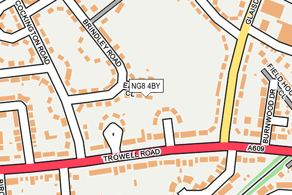 NG8 4BY map - OS OpenMap – Local (Ordnance Survey)