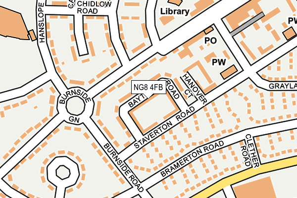 NG8 4FB map - OS OpenMap – Local (Ordnance Survey)