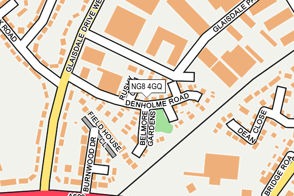 NG8 4GQ map - OS OpenMap – Local (Ordnance Survey)