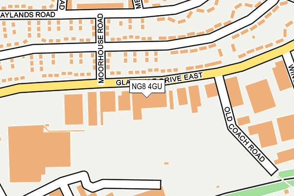 NG8 4GU map - OS OpenMap – Local (Ordnance Survey)