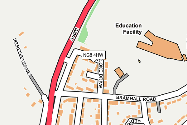 NG8 4HW map - OS OpenMap – Local (Ordnance Survey)