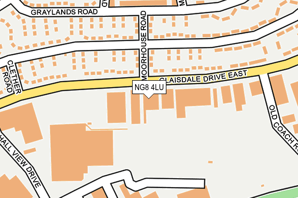 NG8 4LU map - OS OpenMap – Local (Ordnance Survey)