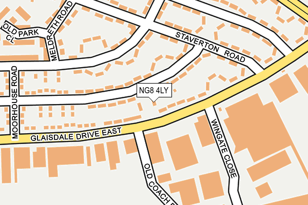 NG8 4LY map - OS OpenMap – Local (Ordnance Survey)