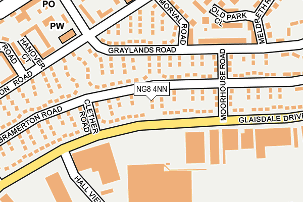 NG8 4NN map - OS OpenMap – Local (Ordnance Survey)